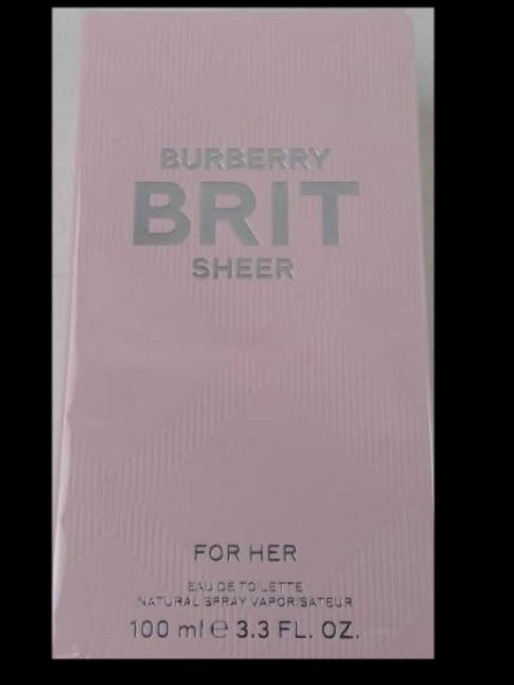 BURBERRY BRIT SHEER FOR HER SPRAY 3.3 OZ NIB
